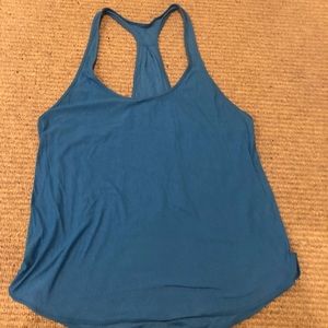 Blue Lululemon Racerback Tank Top Lightweight